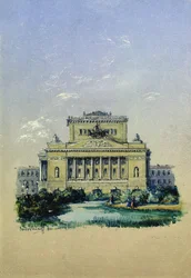 Il Teatro Aleksandrinskij a San Pietroburgo, 1841